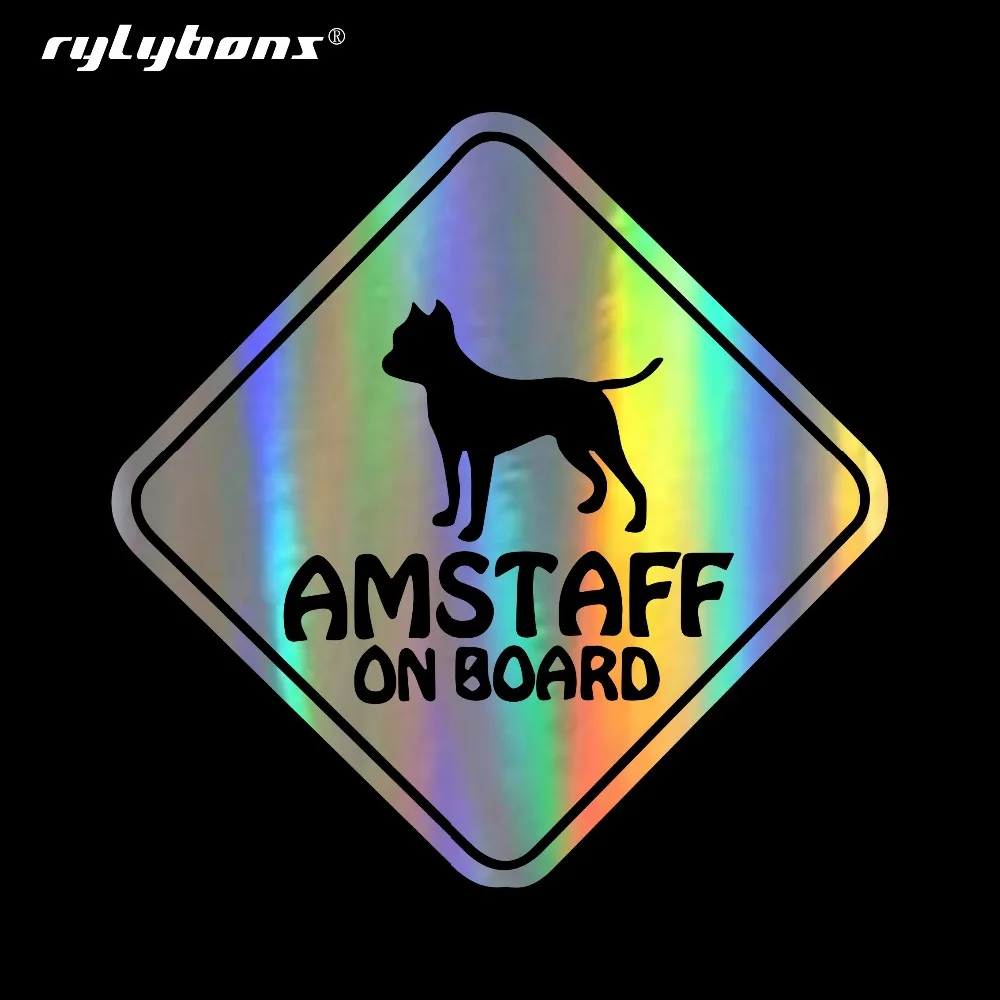 Rylybons Amstaff наклейка на машину Стайлинг автомобиля автомобильные аксессуары окна