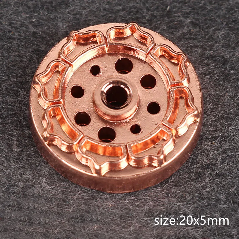 Rose Incense disc Ладан подставка для благовоний горелка тыквы Черное золото розовое золото Серебристые палочки держатель S - Цвет: Rose Incense disc