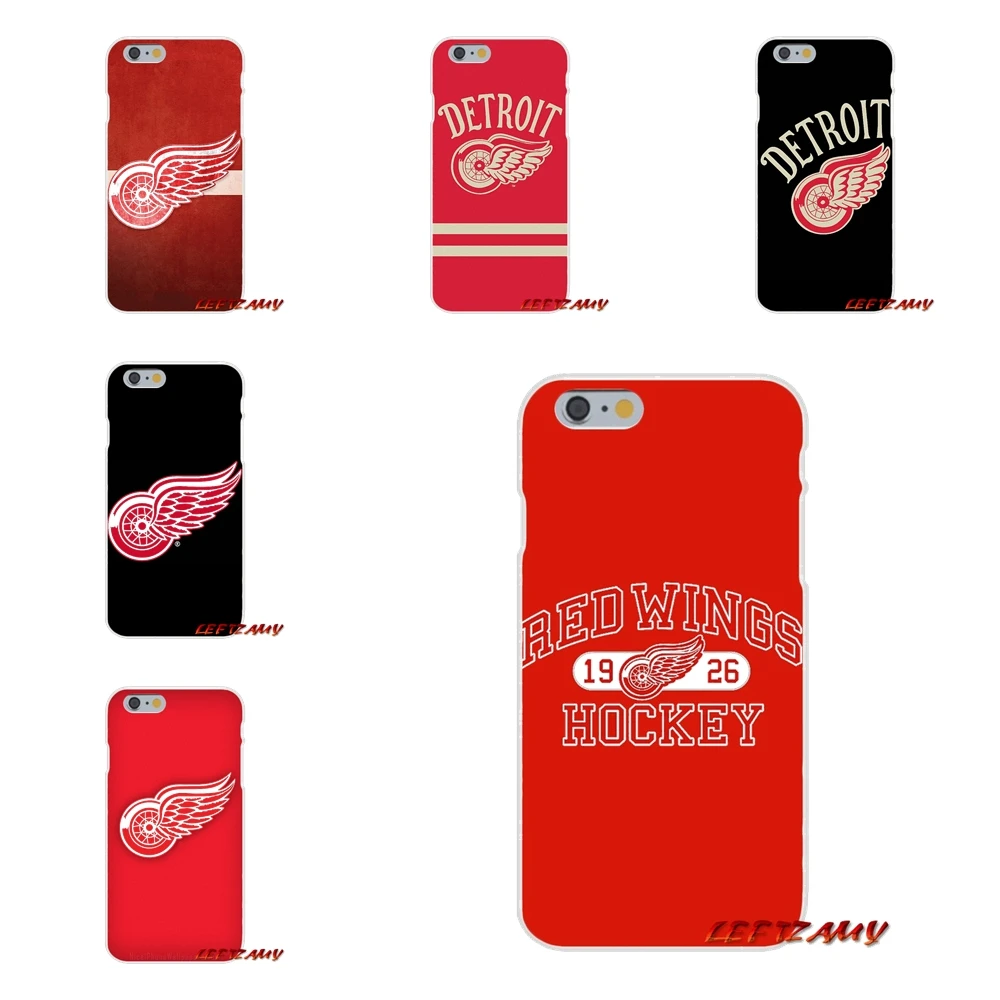 Хоккей Detroit Red Wings для huawei P8 P9 P10 Lite 2017 Honor 4C 5X 5C 6X mate 7 8 9 10 Pro Аксессуары чехлы