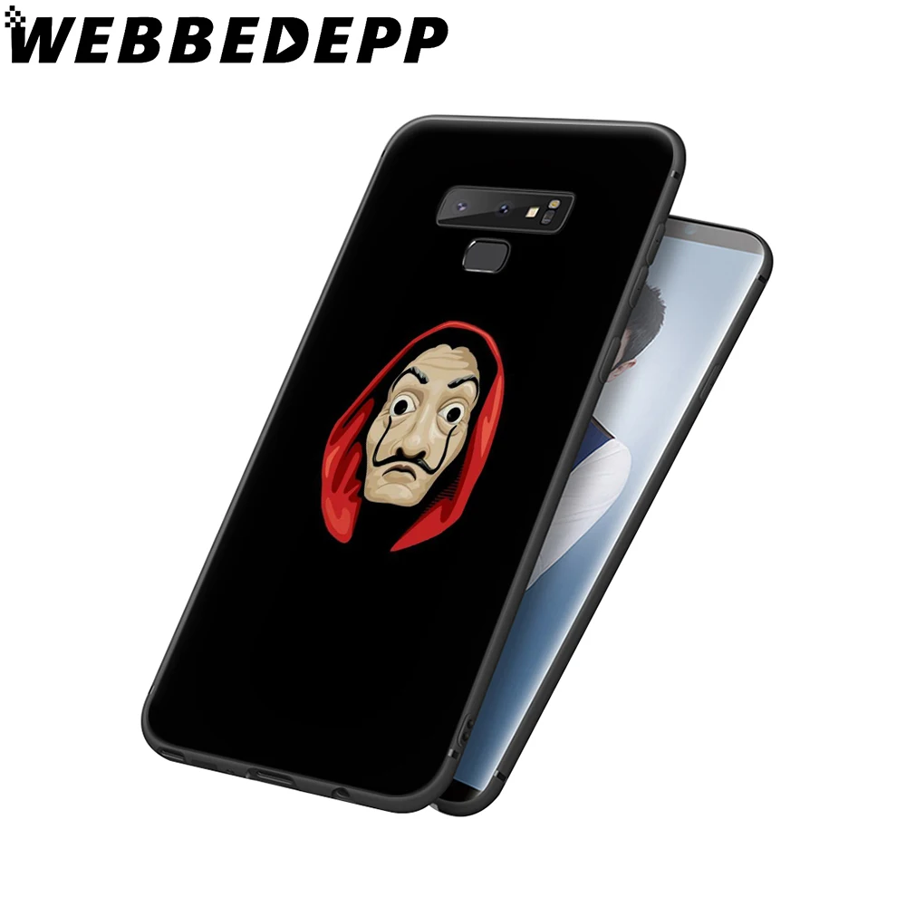 WEBBEDEPP La Casa De Papel мягкий чехол из ТПУ для Samsung Galaxy Note8 9 A10 A20 A40 A50 A60 A70 M10 M20 M30|Бамперы| |