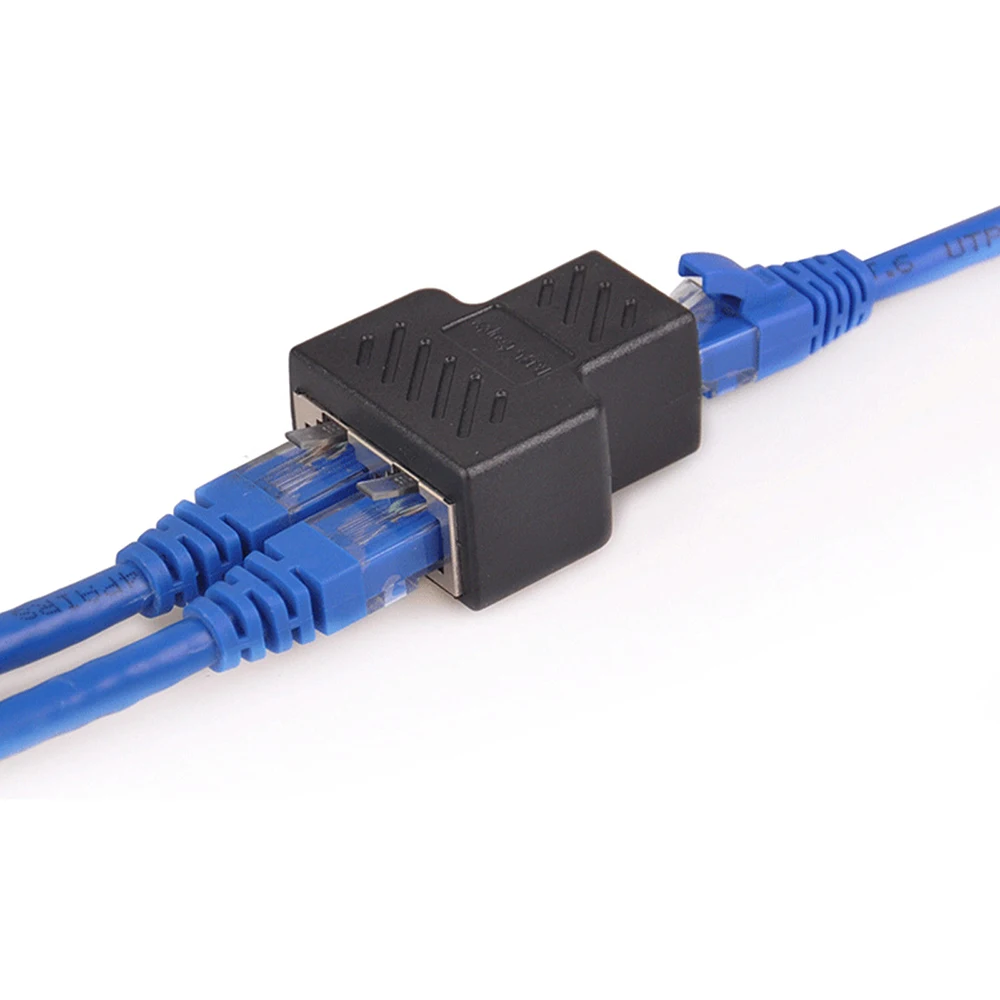 Разветвитель сетевой Ethernet RJ45 с 1 на 2 портами 2019 | Компьютеры и офис