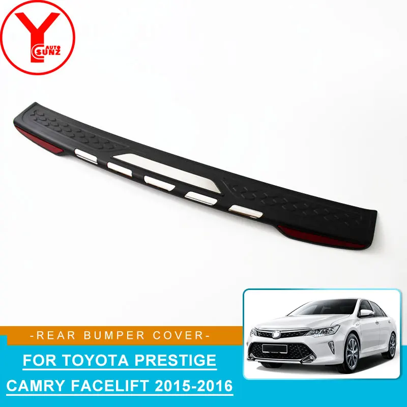 ABS задний бампер крышка для toyota prestige camry facelift 2015 2016 автомобильный Стайлинг