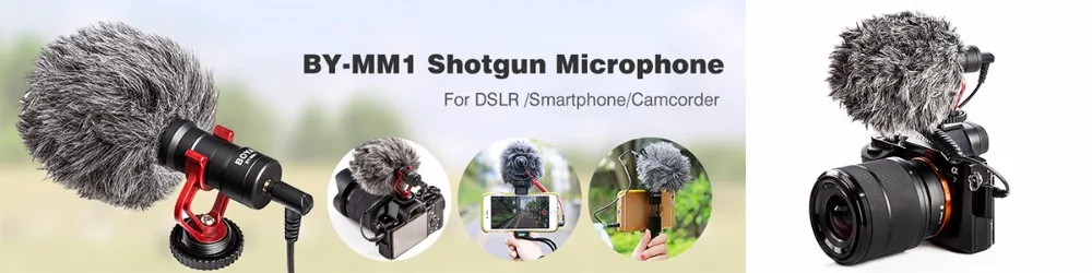 Boya BY-WS1000 микрофоны Blimp лобовое стекло подвеска система для микрофон-пушка для Canon Nikon sony DSLR видеокамера рекордер