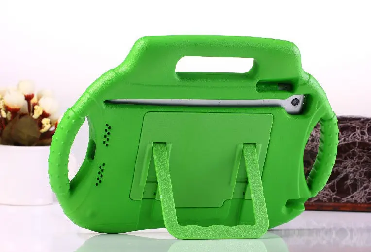 2015 Kids Proof Thick Foam EVA radio style Cover Case Stand Handle for iPad mini 1 2 3 case hot sale freeshhip|handles garden tools|stand lcdhandle