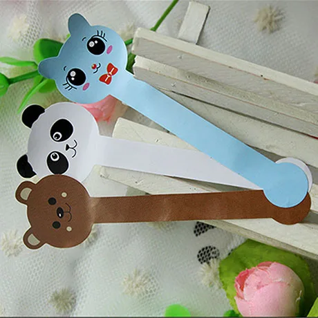 

E2 New High Quality Cute animals long shape colorful Hand made DIY Multifunction Seal Sticker Gift packaging Label