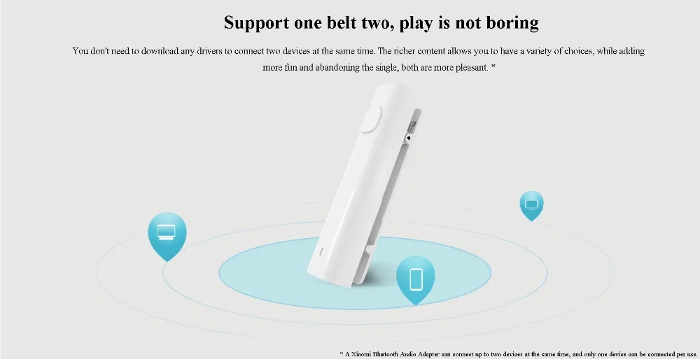 Xiaomi Bluetooth 4,2 аудио приемник беспроводной Bluetooth приемник беспроводной адаптер 3,5 мм автомобильный комплект Динамик Наушники руки