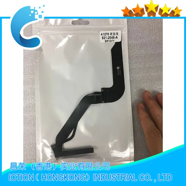 Новый жесткий диск A1278 821-2049-A кабель для Macbook Pro 13 3 дюйма жесткого диска Mid 2012 |
