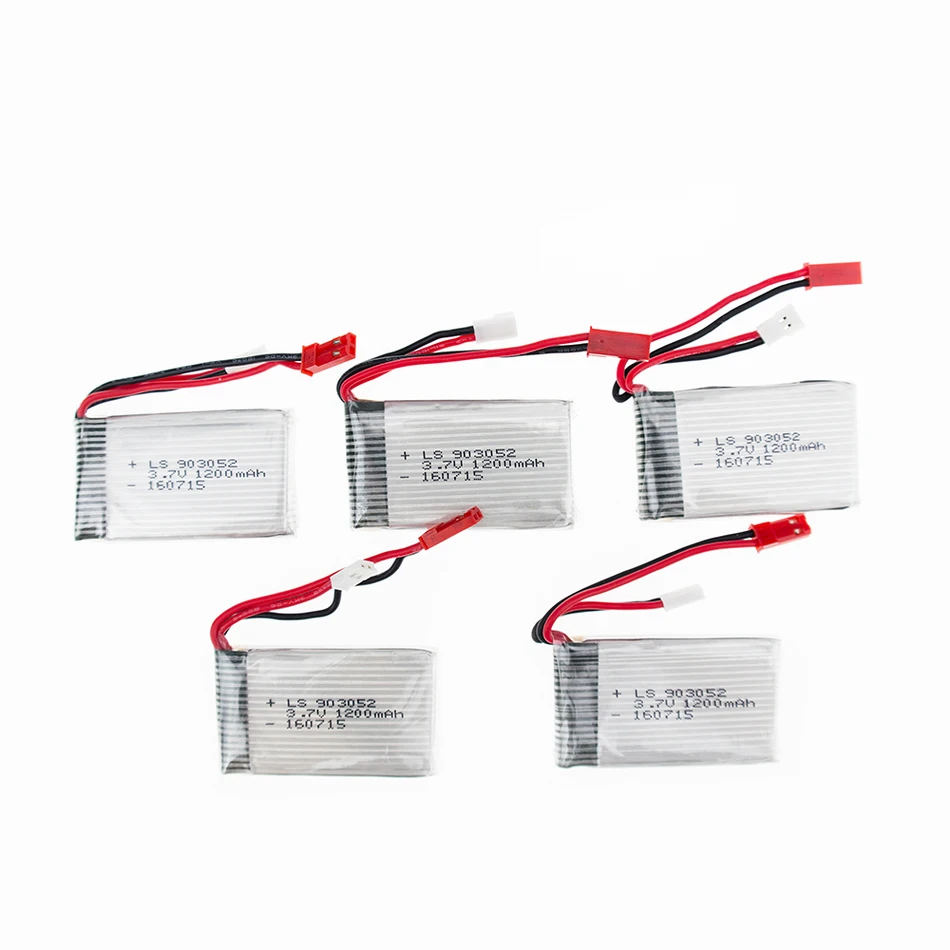 5 шт. 3 7 в 1200 мАч Lipo батарея с зарядным устройством для Syma X5SW X5SC 1 RC Quad Drone|3.7v 1200mah lipo