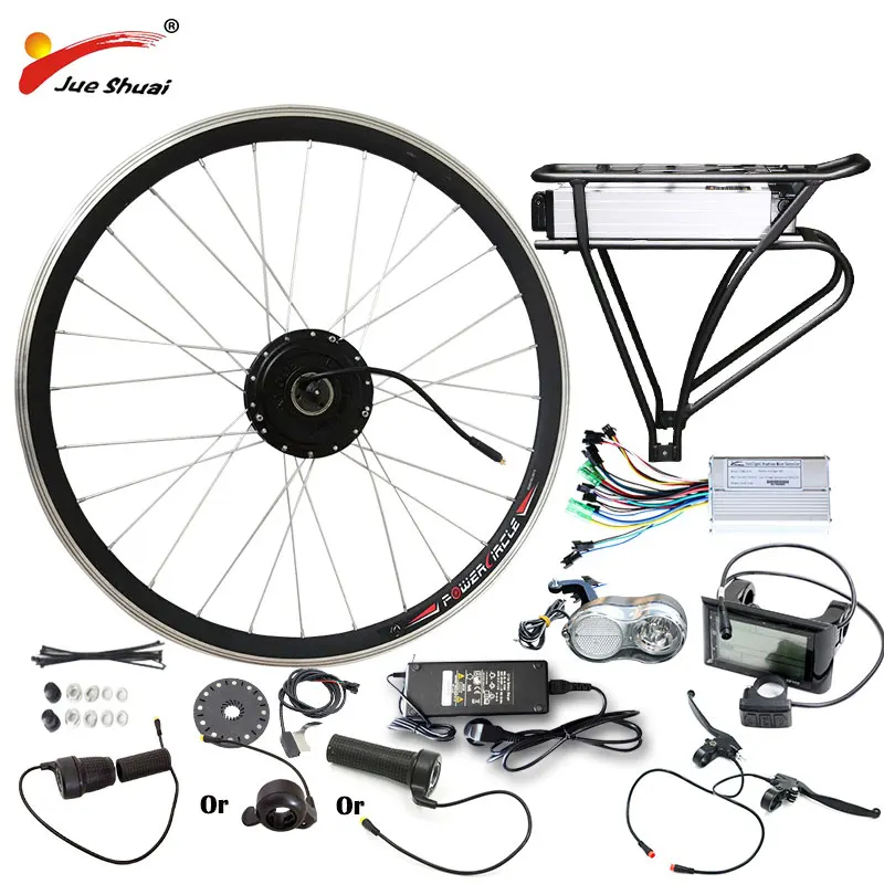 

20" 24" 26" 700c brushless motor-wheel 250w 350w 500w motor 48V battery electric bike kit adult china electric motorcycles