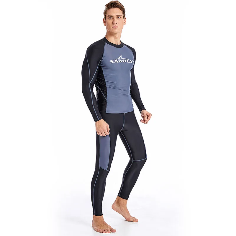 Бренд SABOLAY мужской костюм для серфинга длинные рукава колготки плавания серфинг