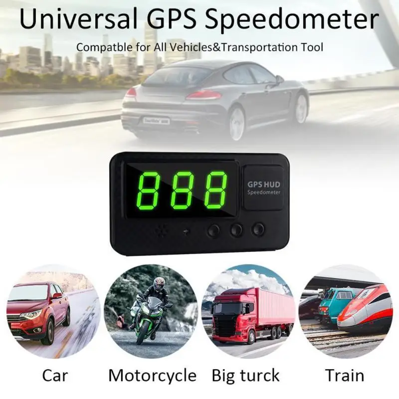 Большой экран gps скорость метр дисплей Цифровой автомобиль над сигнал о