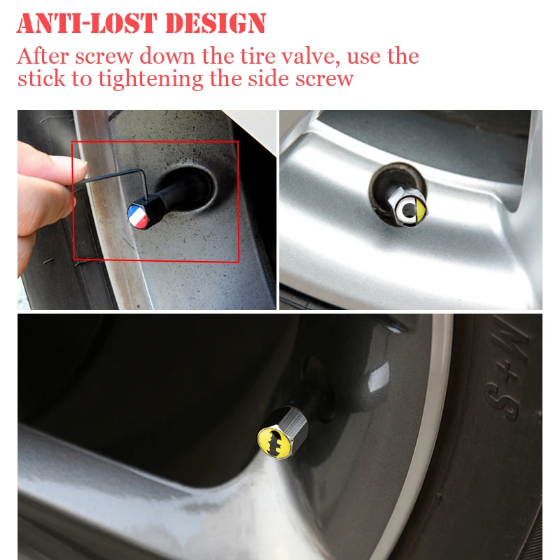 4 шт./компл. лого R шины колпачки функция &quotантипотеря Stick стайлинга автомобилей