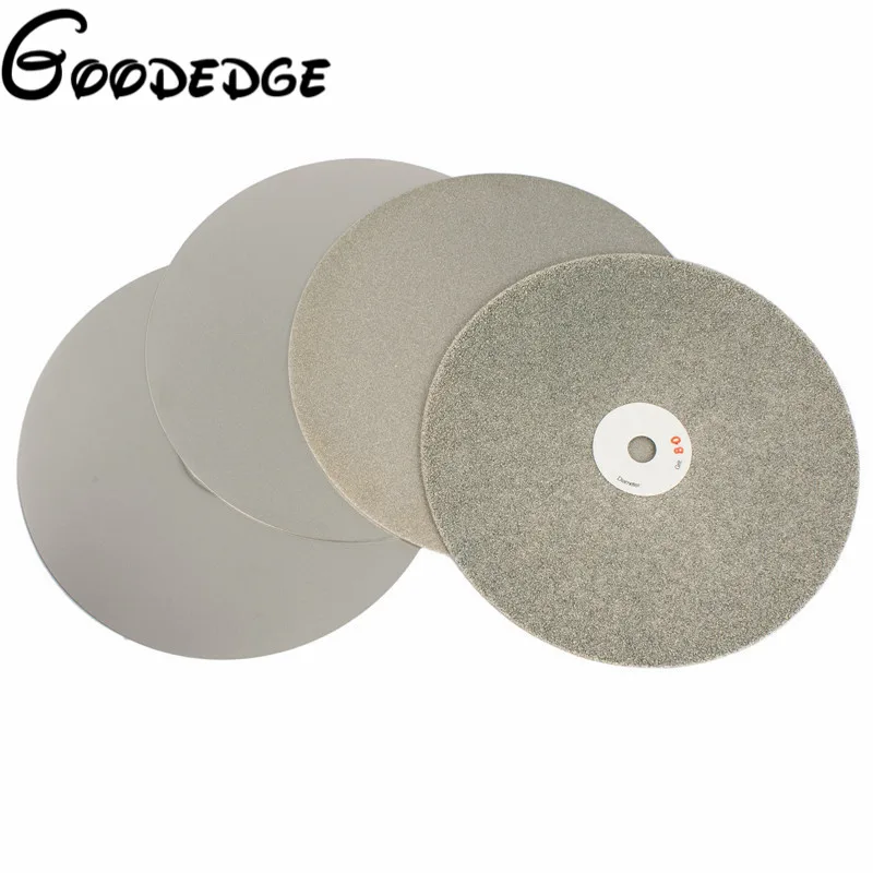 8 &quotдюймовый Grit60 3000 гальванический алмазный шлифовальный диск с покрытием