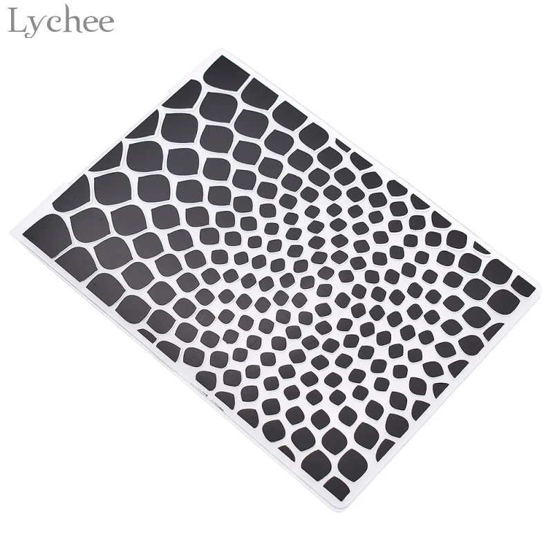 Личи сотовая пластиковая тисненая папка для скрапбукинга DIY альбом карта