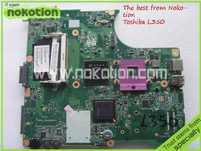 Материнская плата для ноутбука toshiba L300 L355 L350 Intel DDR2|laptop motherboard|motherboards for laptopsmotherboard