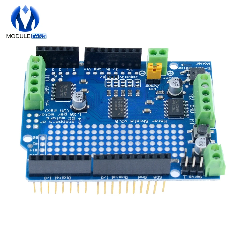 Модуль шагового двигателя TB6612 IIC I2C Mosfet PCA9685 защитный сервопривод для Arduino Robot PWM Uno