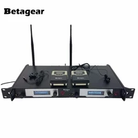 betagear bt9400 professional iem wireless in ear monitor system 2 receiver twin transmitter personal monitoring system dj stage
