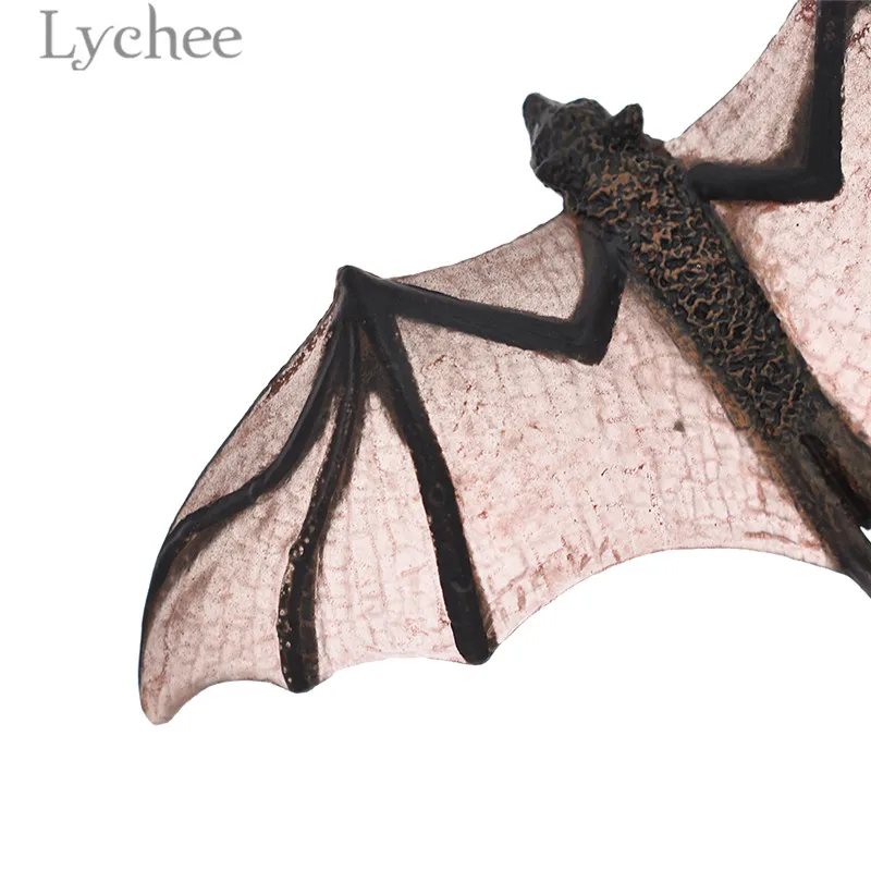 Lychee имитация жизни летучая мышь миниатюрные фигурки животных сказочное