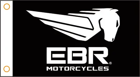 Индивидуальный флаг для мотоцикла баннер EBR 3x5 футов полиэстер | Дом и сад