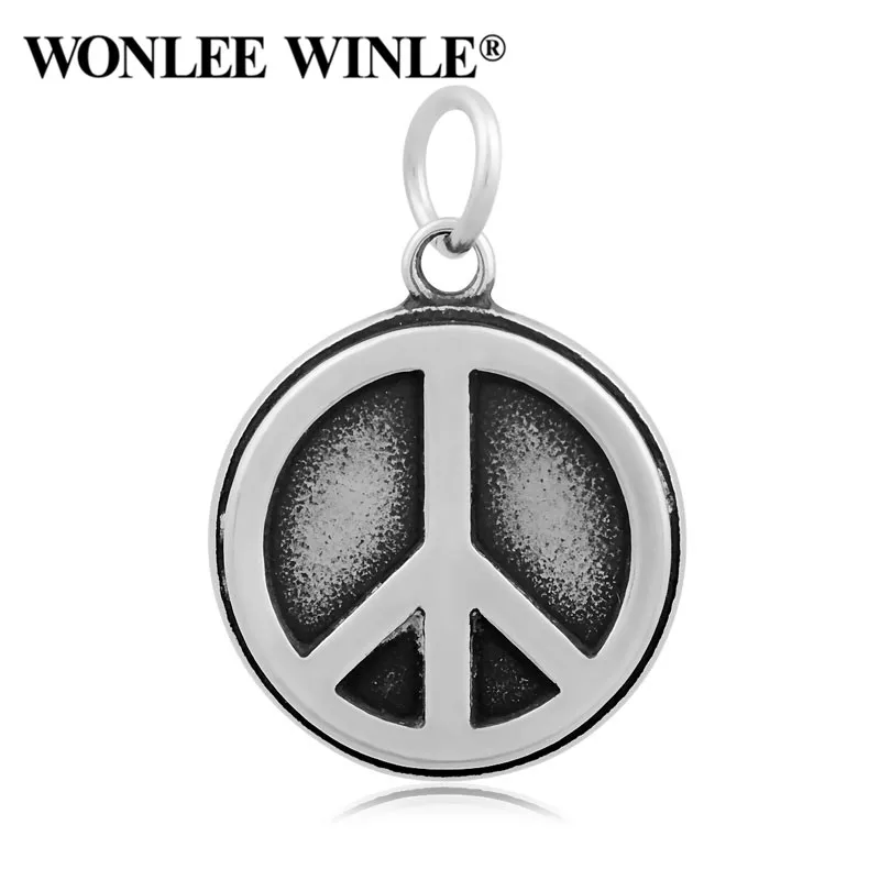 Wonlee Winle DIY ретро 316 нержавеющая сталь мир Круглый Мотаться талисманы Карабин