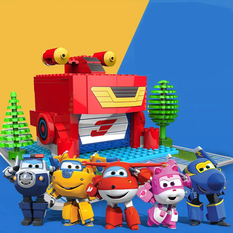 Mini Superwings 1 шт./компл. ABS игрушки mini Super Wings самолет роботы с поддержкой ангара
