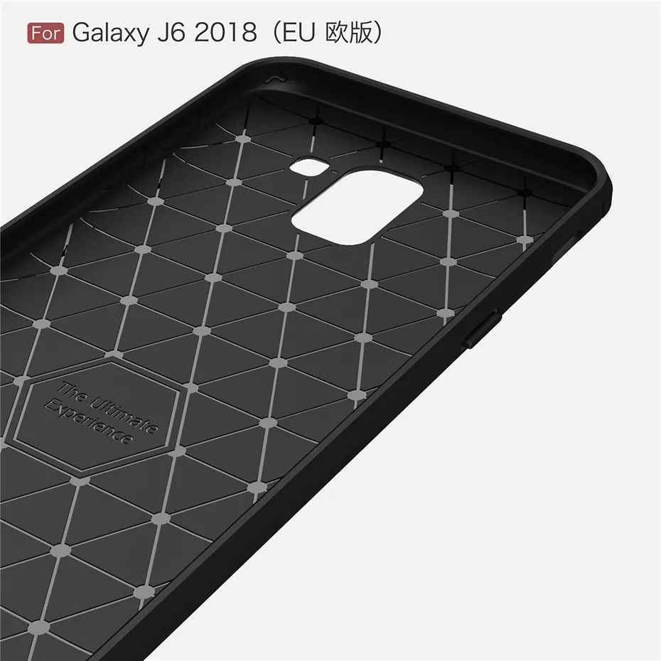 Чехол для Samsung Galaxy J6 2018 тяжелый Ударопрочный Мягкий силиконовый чехол из
