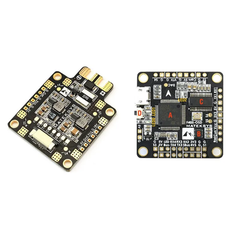 Matek F405 OSD BetaFlight STM32F405 Контроллер полета + FCHUB 6S Hub плата распределения мощности PDB