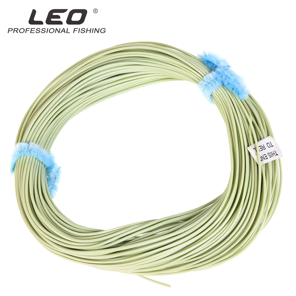LEO 4F/5F/6F/7F/8F 100FT Fly Line Вес вперед плавающая рыболовная леска Карп Рыболовные Снасти