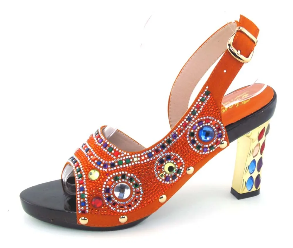Люкс Африканских Сандалии Леди Обувь Новый дизайн Италия ПУ Кожаные Туфли На