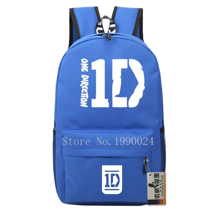 Подростковые Сумки One Direction 1D для мальчиков и девочек, Мультяшные рюкзаки, Детские рюкзаки из ткани Оксфорд, Детские рюкзаки, дорожные сумки, Mochila Feminina