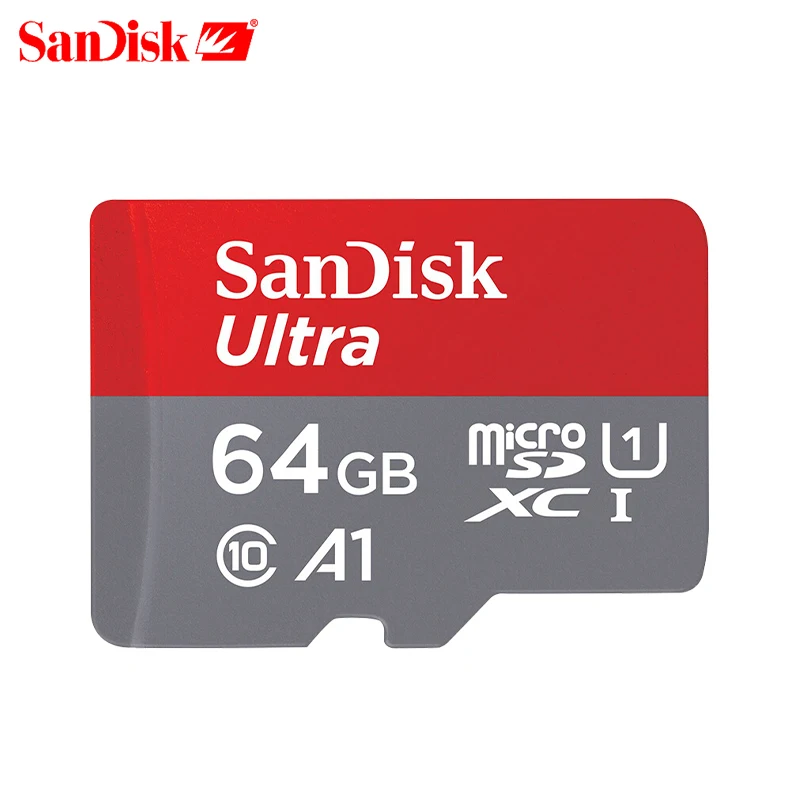 Карта памяти Sandisk A1 Micro SD Class 10 TF карта SDXC Ultra SDHC 16 ГБ 32 64 Гб 128 200 256 400 100 МБ/с./с UHS