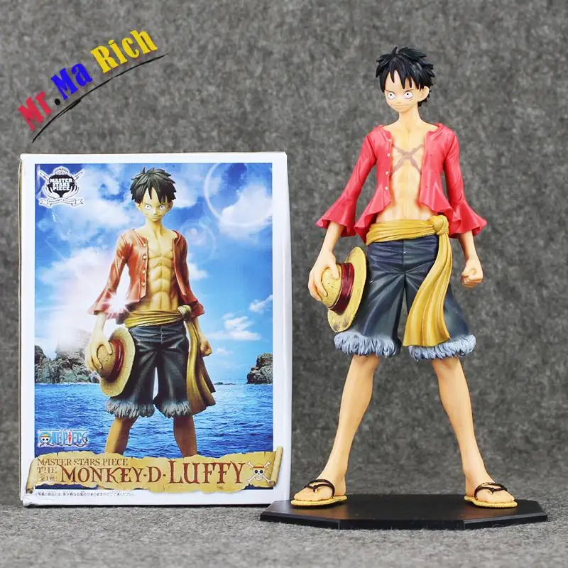 25 см аниме One Piece Figure игрушка Мерцающая D Luffy Modello Bambola Maestro stele Pezzo Per La Raccolta|figure toy|one