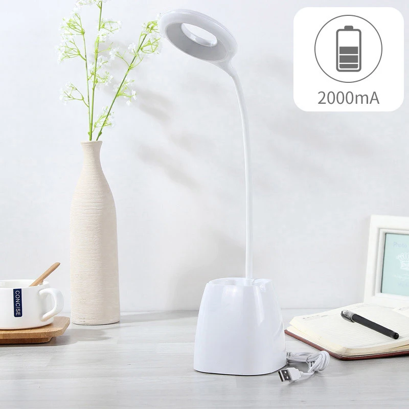 Светодиодсветодиодный настольная лампа 2 5 Вт белая абрикосовая синяя мини USB в