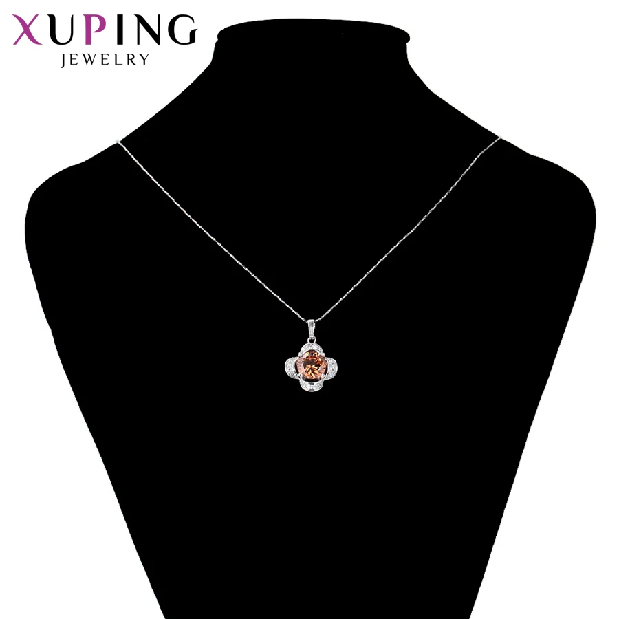 Мода Xuping изысканный сладкие маленькие свежие ожерелье в форме цветка, для влюбленных, для Для женщин ювелирные изделия с символикой Дня Благодарения подарки S104-44986