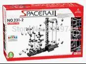 Игрушечные американские горки уровня 1 9 DIY космический корабль P2|roller coaster|toy roller