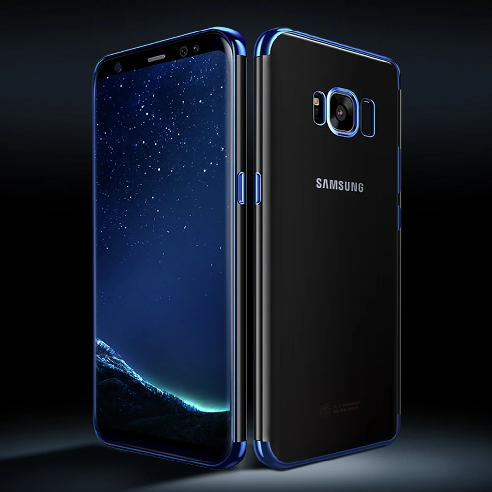 Roybens для samsung Galaxy S10 S8 S9 Plus Note 9 8 чехол Гибридный мягкий силиконовый Прозрачная