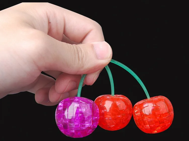 3D головоломка собрана трехмерный кристалл кулон Пластиковые для детских