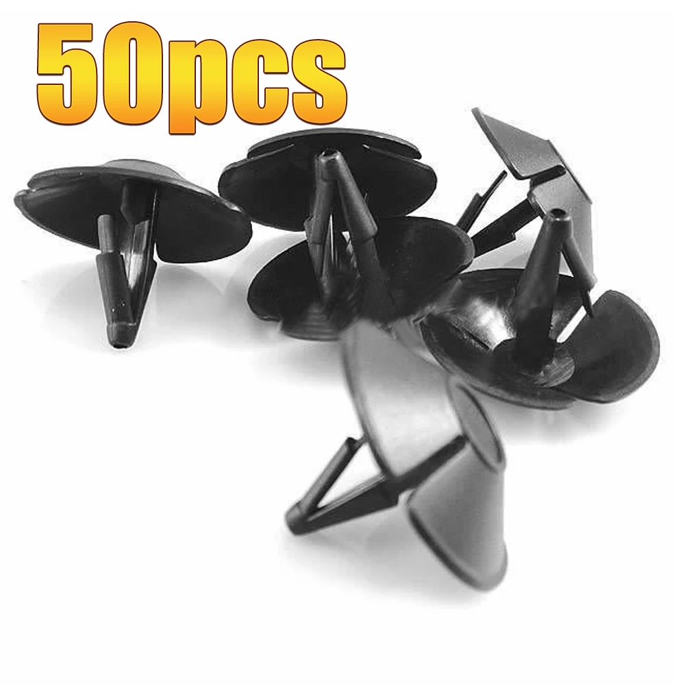 50PCS 100x капот зажимы для изоляции 4428987 фиксатор подходит Chrysler для Dodge Ram 1500 2500 автомобильные зажимы - Название цвета: 50PCS