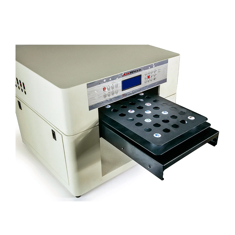 Print cylinder directly airwren white AR-LED Mini4 add height and lenght multi-material card printing machine uv printer