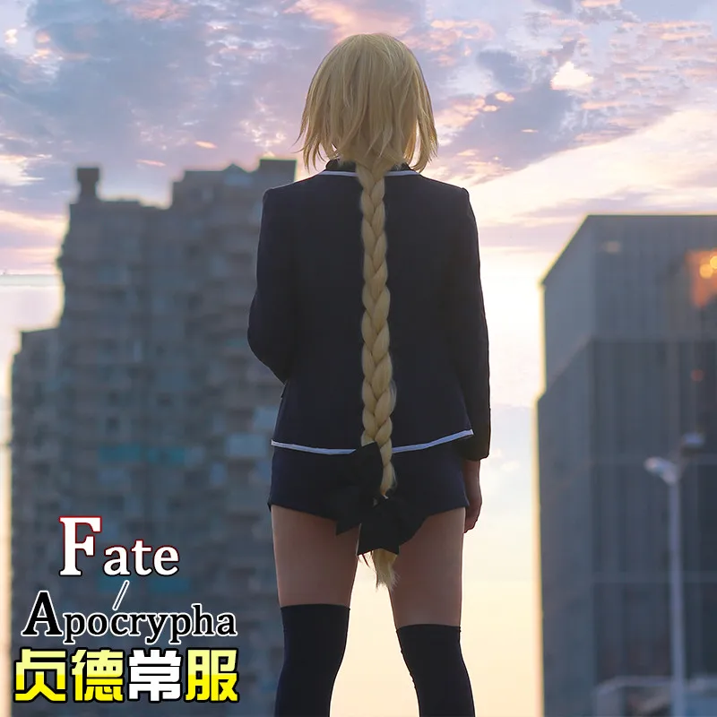 Аниме Fate apocripha Jeanne dɺrc повседневный косплей Fate/Grand Order костюмы для женщин JK
