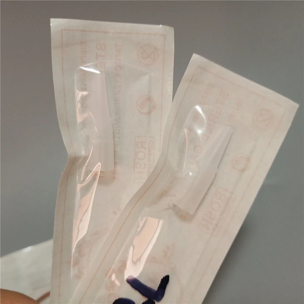 100 шт. полуперманентный макияж игла для кончика бровей тату насадка 3RL солнечного