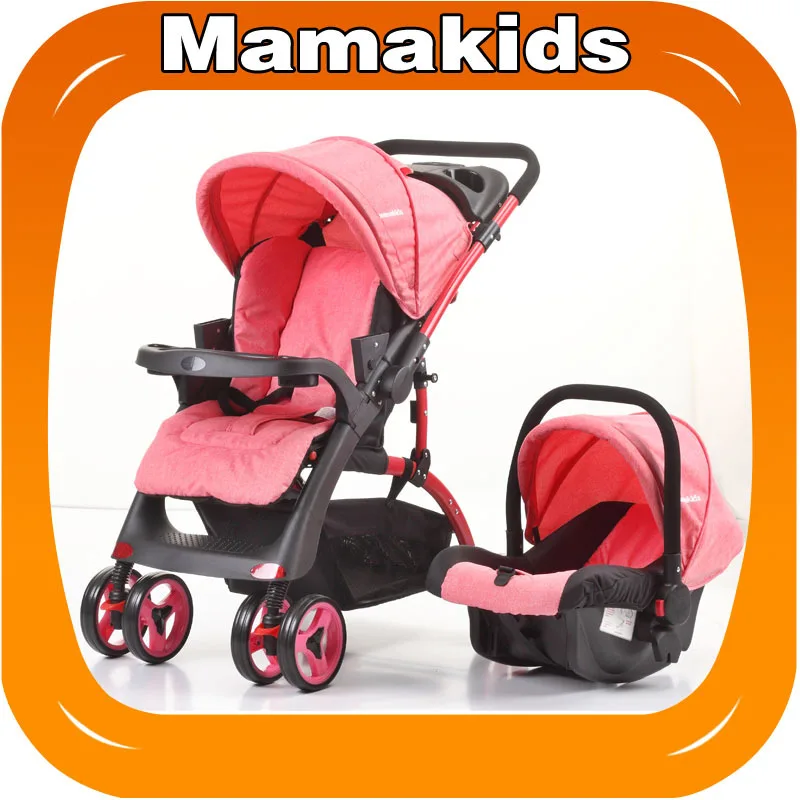 Многофункциональная коляска Mamakids 2 в 1 с откидывающейся спинкой легкая складная