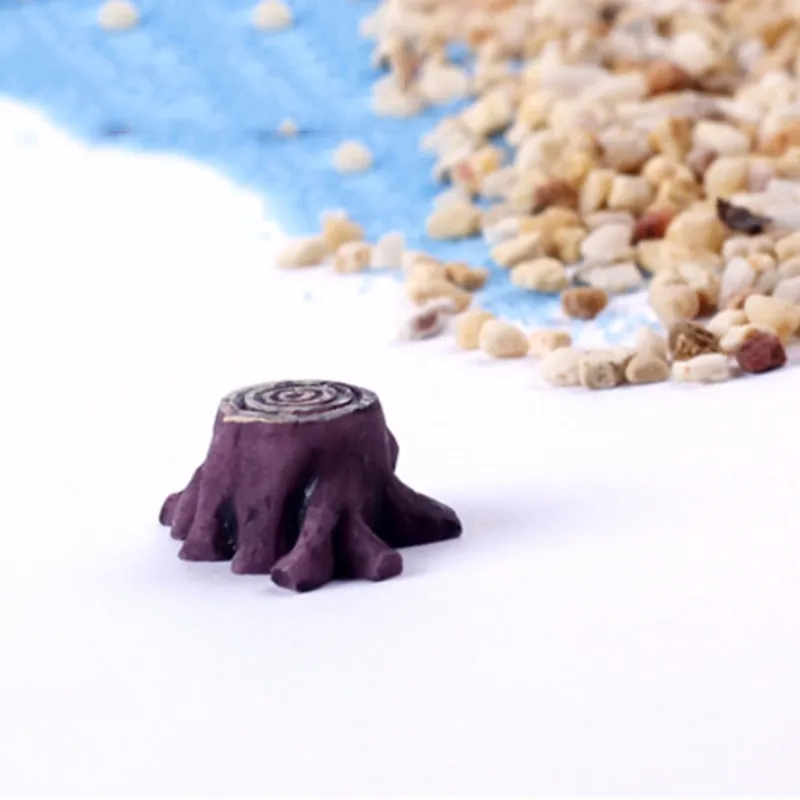 DIY Мини Дерево пень мост Модель Смола Фея Сад миниатюрные кукольный домик/Террариум/суккуленты/микро Пейзаж украшения