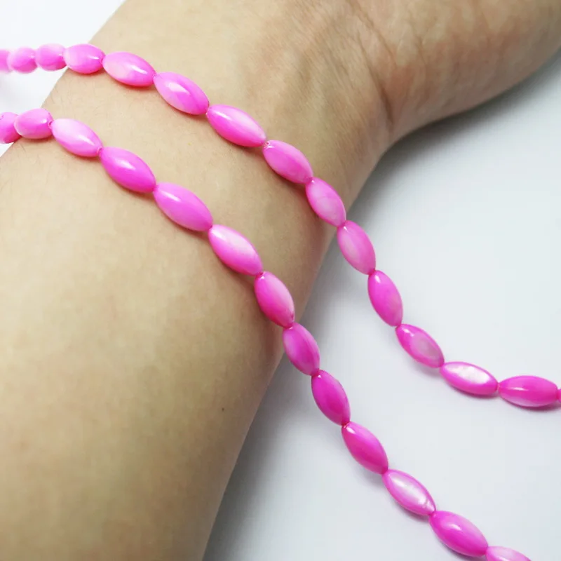 Бусины из натуральных раковин бусины с шваброй 5*10 мм для изготовления ювелирных