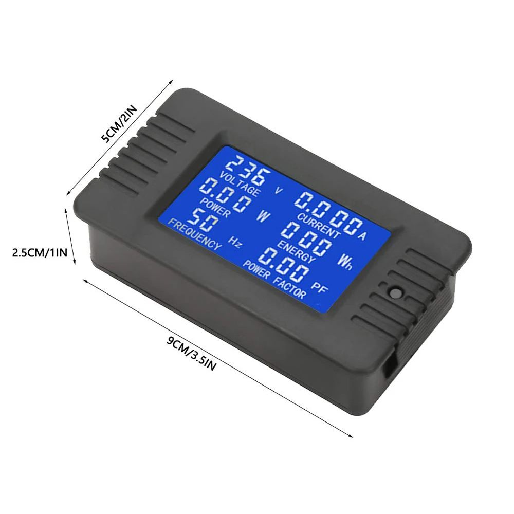 AC Voltmeter Ammeter Multimeter Digital Display Power Monitor Meter With Open /Close CT | Инструменты