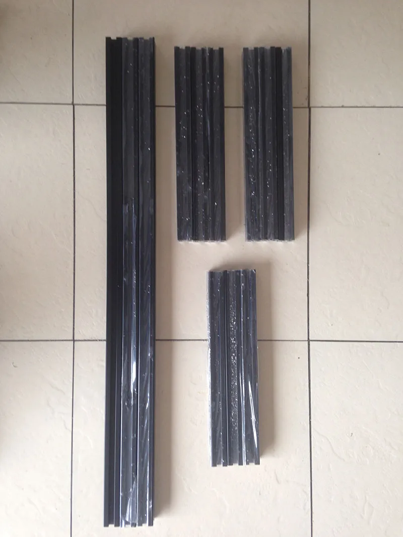 

Reprap Kossel k800 2020 aluminum profile kit. extrusion kit for DIY 3D printer ,black blue gold are available