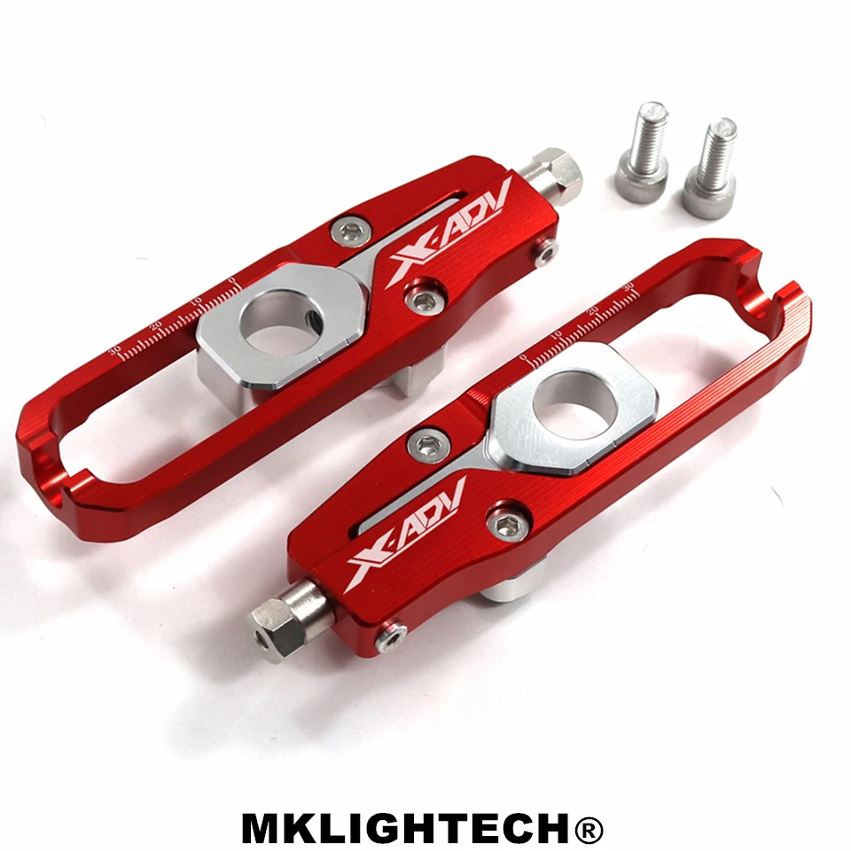 MKLIGHTECH мотоциклетные алюминиевые цепи регуляторы натяжные для HONDA XADV X-ADV 300 750 1000