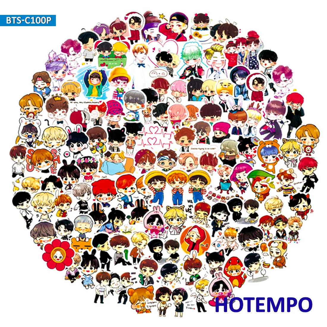 100 шт модные Kpop наклейки Мальчик Мужчины команда для девочки дети подарок DIY письмо дневник в стиле Скрапбукинг канцелярский чехол для телефона ПВХ наклейки