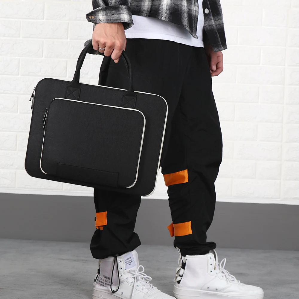 Модная Портативная сумка для ноутбука шерстяной войлочный чехол HP Dell Lenovo MacBook Air