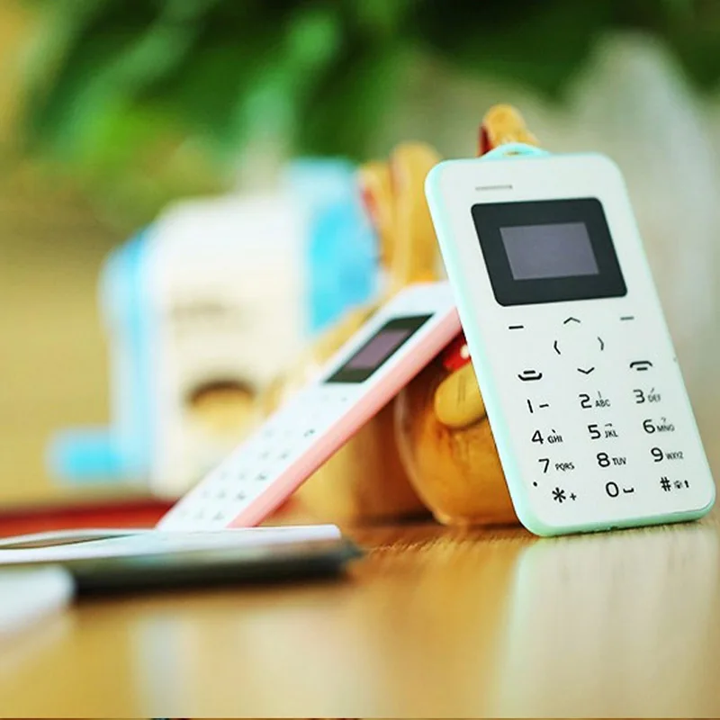 AEKU C6 карты мобильного телефона 2G 4 8 мм ультра тонкий Pocket Mini Slim телефон 0 96 дюймовый
